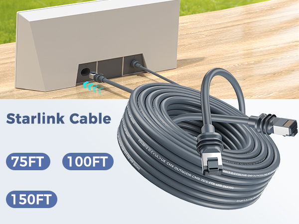 starlink gen3 cable 75FT 100FT 150FT