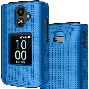 tcl flip 3 phone case blue protection front and back