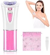 Hair Removal Epilator for Women Laelr Smooth Glide Epilator with LED Portable Cordless Electric S...