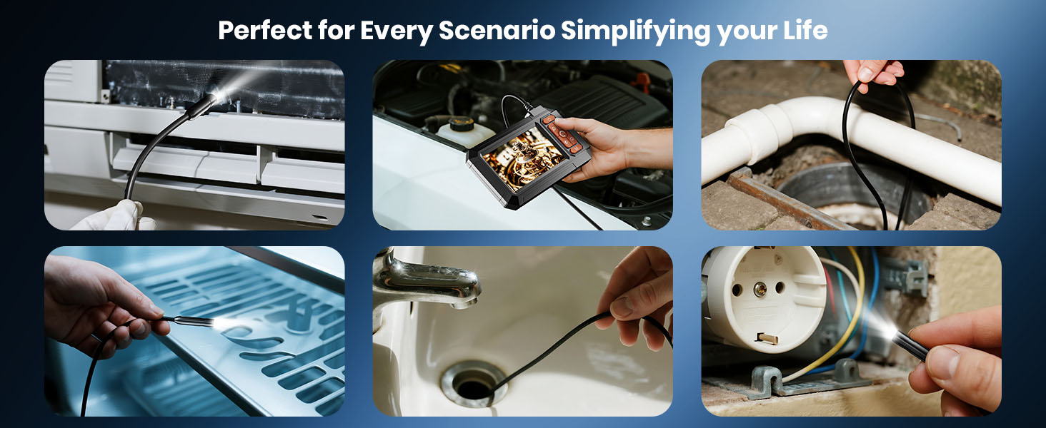 Borescope Camera with Light