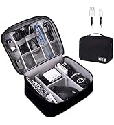 Electronics Organizer, OrgaWise Electronic Accessories Bag Travel Cable Organizer Three-Layer for...