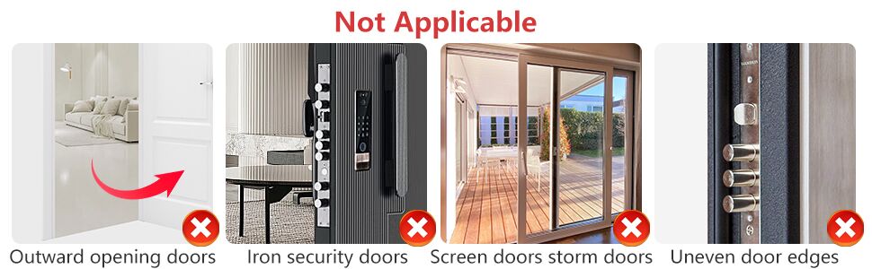 Not suitable for door type