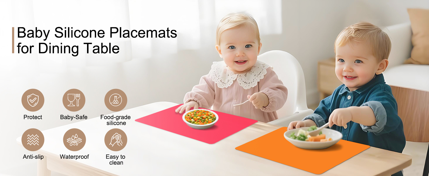 Silicone Placemats for Dining Table