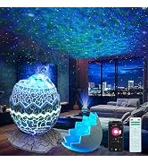 Galaxy Projector for Bedroom, 15 Color Nebula Star Projector with Bluetooth 5.1 Speaker, 8 White ...