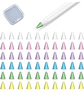 AmberVec 60 Pack Tip Cover for Apple Pencil 2nd Generation and 1st Gen, Comaptible with Apple Pen...