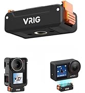 VRIG Magnetic Quick Release Adapter Mount Base for DJI Osmo Action 5 Pro / 4/3 / Osmo 360, Quick-...