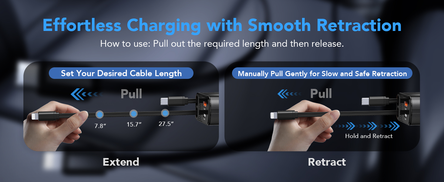 retractable car charger