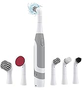 kHelfer Electric Cleaning Brush, Kh6+ Upgrade Battery Power Scrubber, Electric Grout Brush&amp;5 Repl...