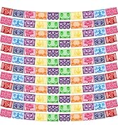 12pcs Mexican Fiesta Party Decorations - 14.8ft Papel Picado Felt Banners for Mexican Home Decor ...