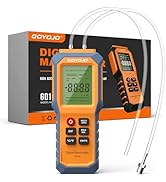 Handheld Manometer with Backlit, Dual-Port HVAC Digital Manometer Gas Pressure Tester, LCD Screen...