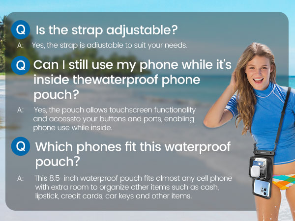 Niveaya [Floatable] Floating Waterproof Phone Pouch