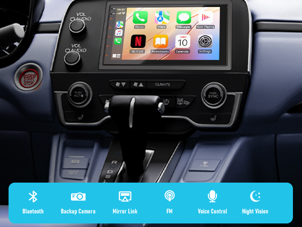 7 inch double din car radio