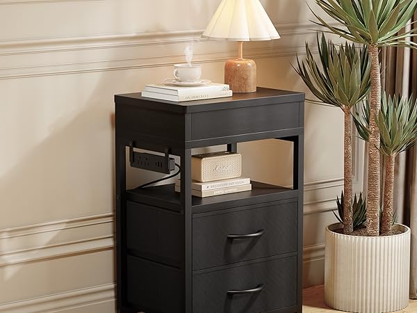 nightstand with gun drawer