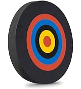 Cifupy 20'' Round Archery Target, Lightweight High-Density EVA Bow &amp; Arrow Target, Single-Sided P...