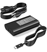 65W 45W USB-C Laptop Charger for Dell Vpro Vostro XPS 13 Chromebook & Latitude Series 5520 7420 7...