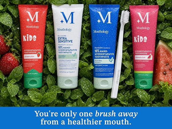 you are only one brush away from a healthier mouth