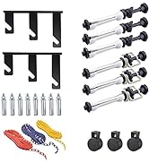 Photography Backdrop Wall Mount 3 Roller Support System, Manual Photo Background Ceiling Holder, ...