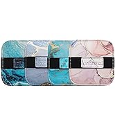 MOSISO Screen Cleaning Pads, 4 Pack Soft Microfiber Wipe Cloths Back PU Leather Screen Cleaner Pa...