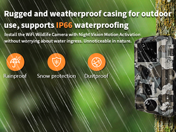 Trail Camera are IP66