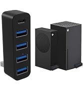 5 Ports USB Hub for Xbox Series X|S, High Speed USB Hub Splitter Expansion Adapter for Xbox Serie...