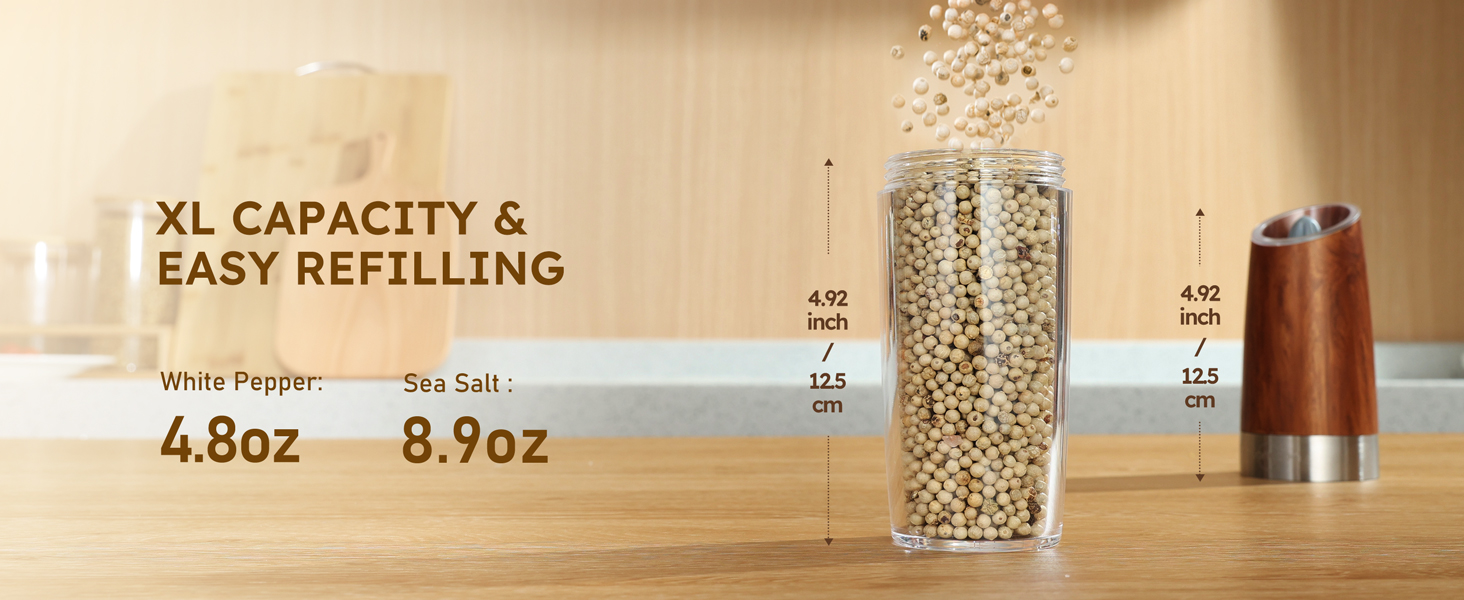 salt and pepper shakers cute electric pepper and salt grinder