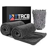 2 Pack Car Drying Towel, Microfiber Towels for Cars (36" x 24"), 1300 GSM Ultra-Absorbent, Streak...