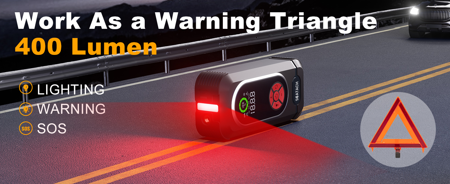 jump starter with led light