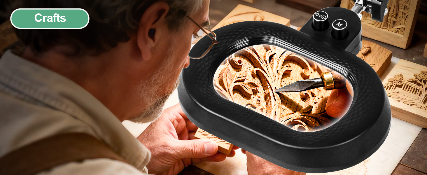 craft magnifying glass with light lighted magnifying glass stand magnifying glasses for close work