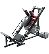 RitFit Leg Press Hack Squat Machine, Professional Adjustable Leg Press Machine for Home Gym with ...