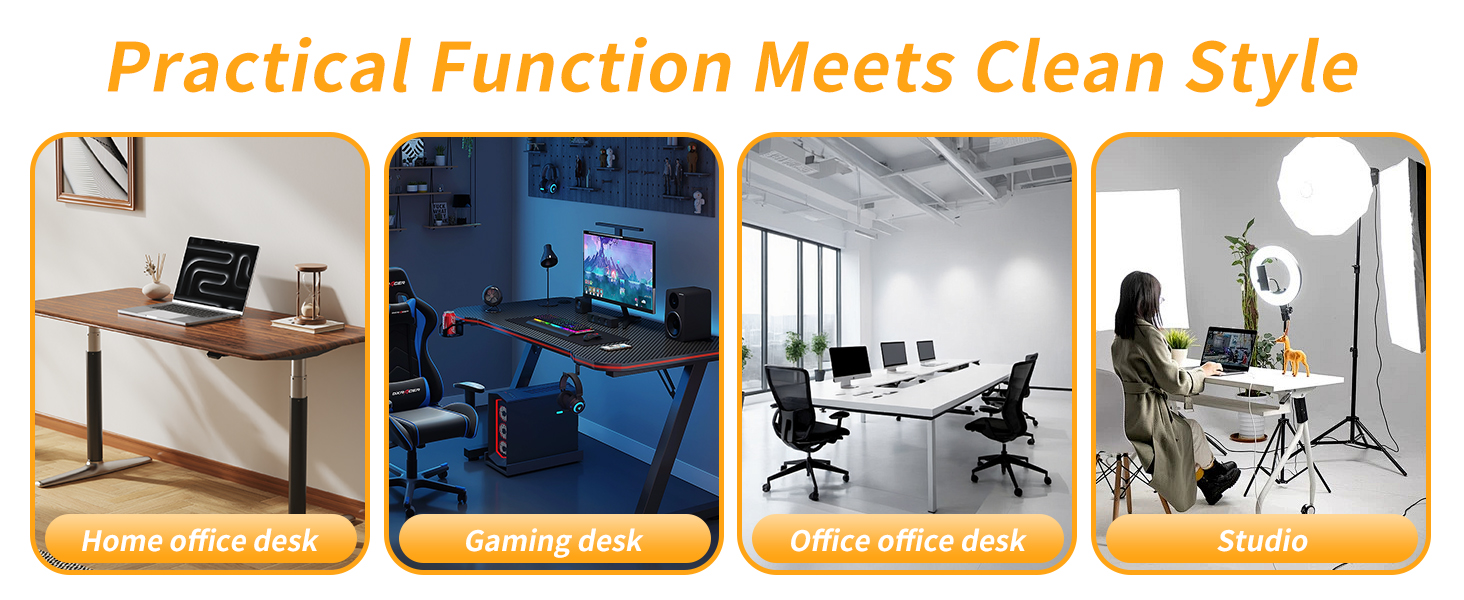 under desk cable management tray