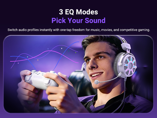 CUSTOM EQ MODES FOR DIFFERENT YOU