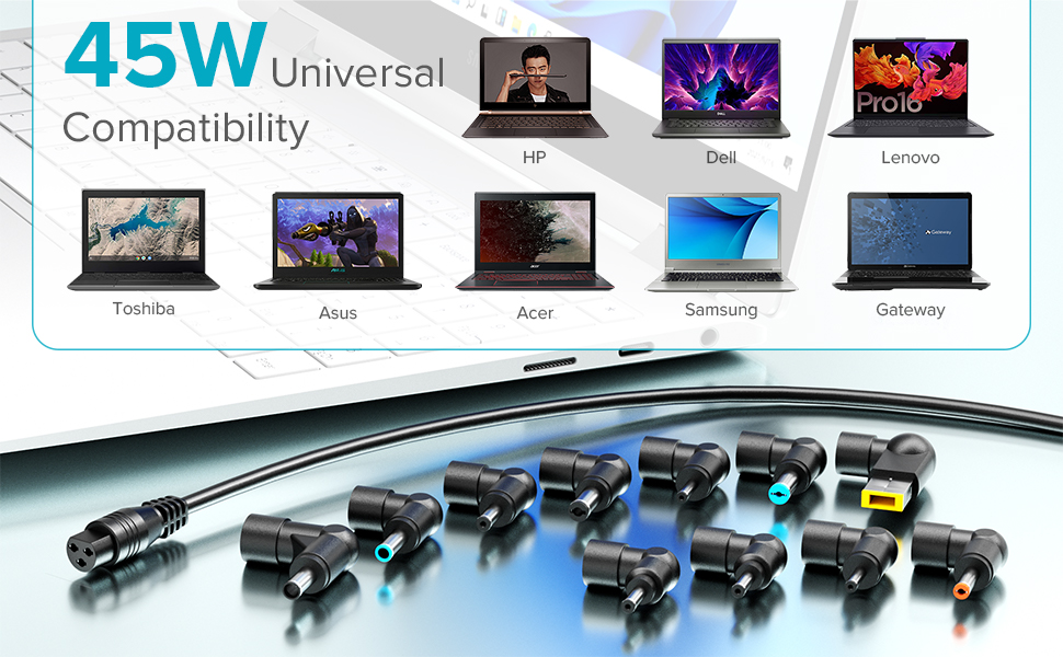 45w universal laptop charger