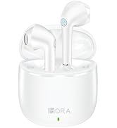 1 Hora Wireless Earbuds Bluetooth 5.3 Headphones Deep Bass in-Ear Earphones Premium Sound with Mi...
