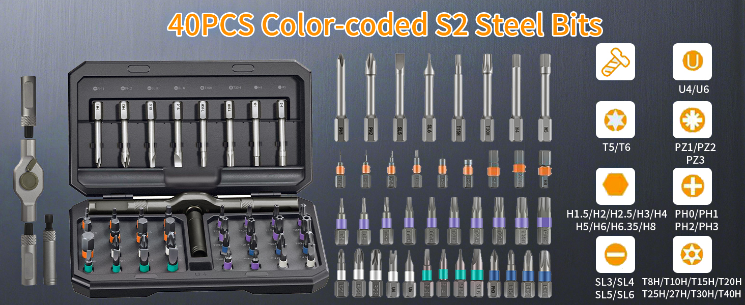 Magnetic screwdriver set