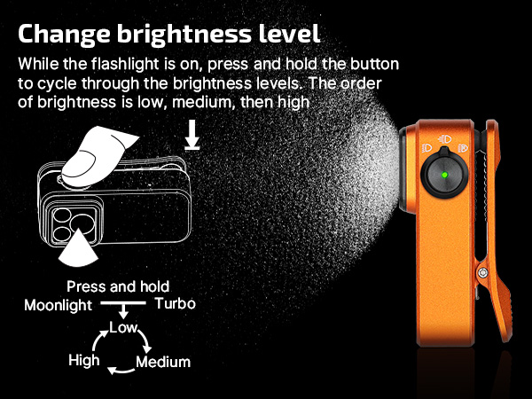 Change brightness level