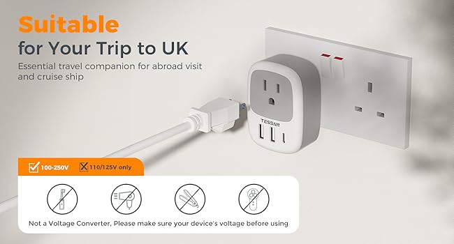 UK power adapter