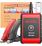 Autel MaxiBAS BT506 Battery Tester, 6V 12V 100-2000 CCA Auto Battery Test Tool, Cranking Charging...