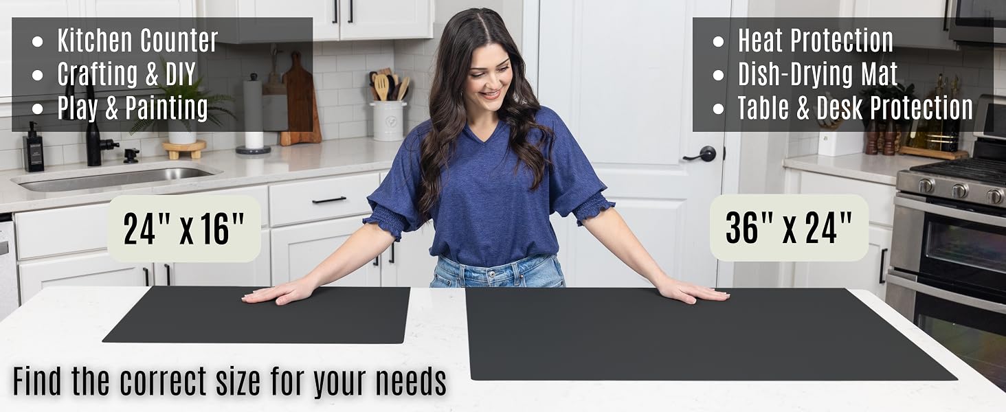 silicone mat small silicone mats for kitchen counter silicone non slip mat