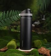 black water bottle