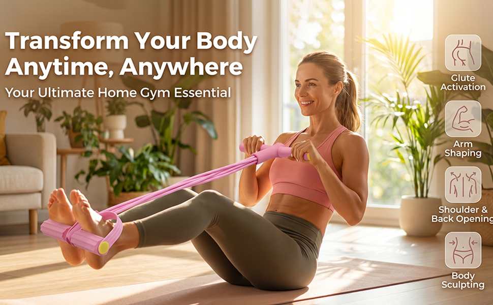 multi functional pedal resistance band