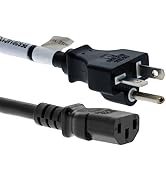 CablesAndKits Heavy Duty AC Power Cord, 15A/250V, 14 AWG, 6-20P to C13, (NEMA 6-20P to IEC-60320-...