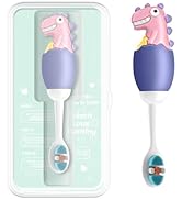 ZMRZ Kids Manual Toothbrush, Extra Soft Bristle Toddler Toothbrush with 10000 Bristles, Kids Trav...