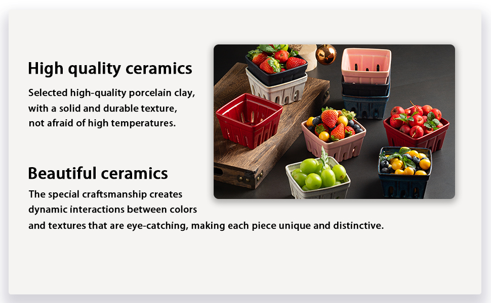 ceramic berry bowl