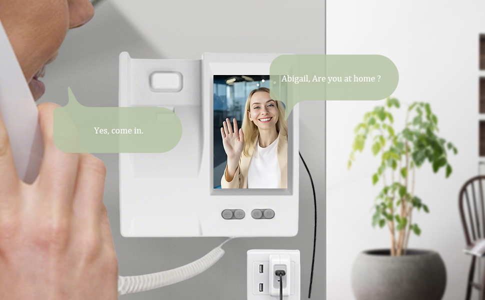 doorbell with camera and monitor