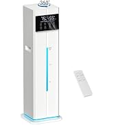 Zeova 9L/2.4Gal Cool Mist Humidifier, Top Fill Quiet Ultrasonic Humidifiers for Bedroom, Covers 5...