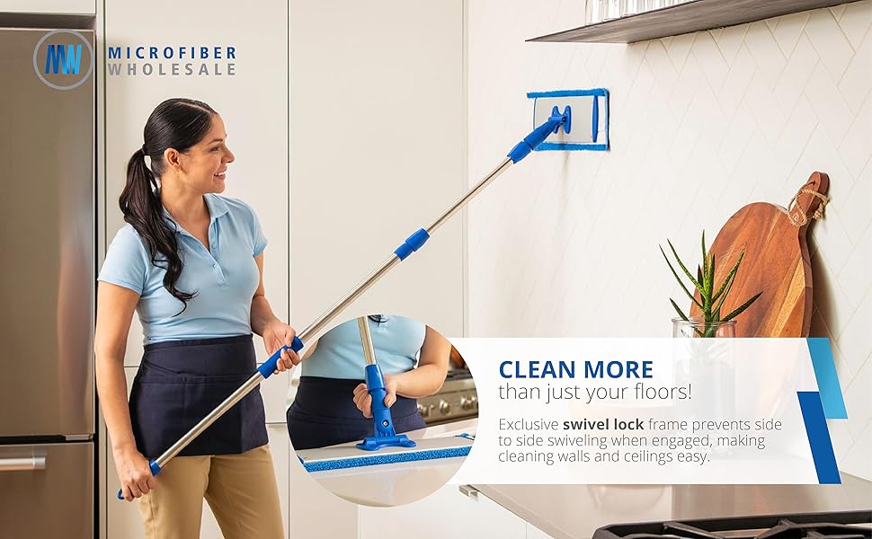 Microfiber Mop Wash Walls Ceilings