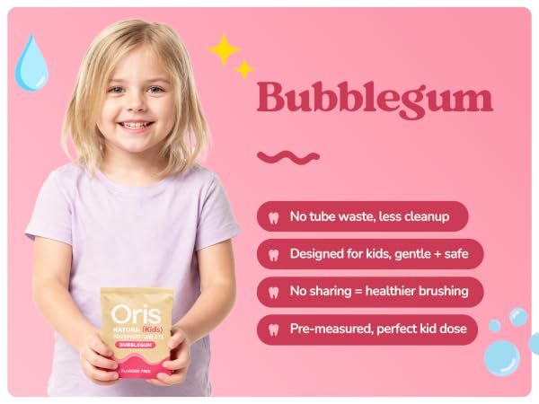 kids toothpaste tablets hydroxyapatite children oris tablets remineralizing