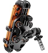 LOKTENWO Anti-Theft Motorcycle Fork Stem Phone Mount with Vibration Dampener, with Aluminum Arm &amp;...