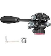 Video Fluid Head for Camera Tripod - ULANZI U-190 Mini Pan Tilt Head Small Panoramic Ball Head wi...