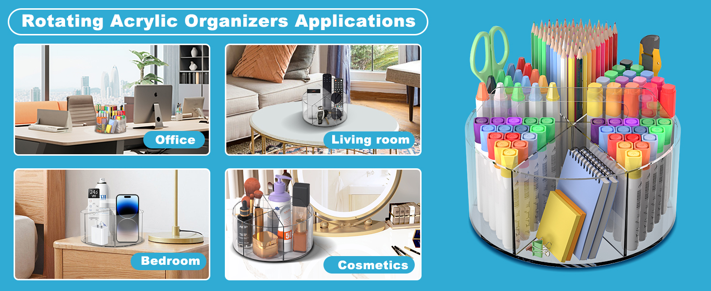 acrylic desk organizer